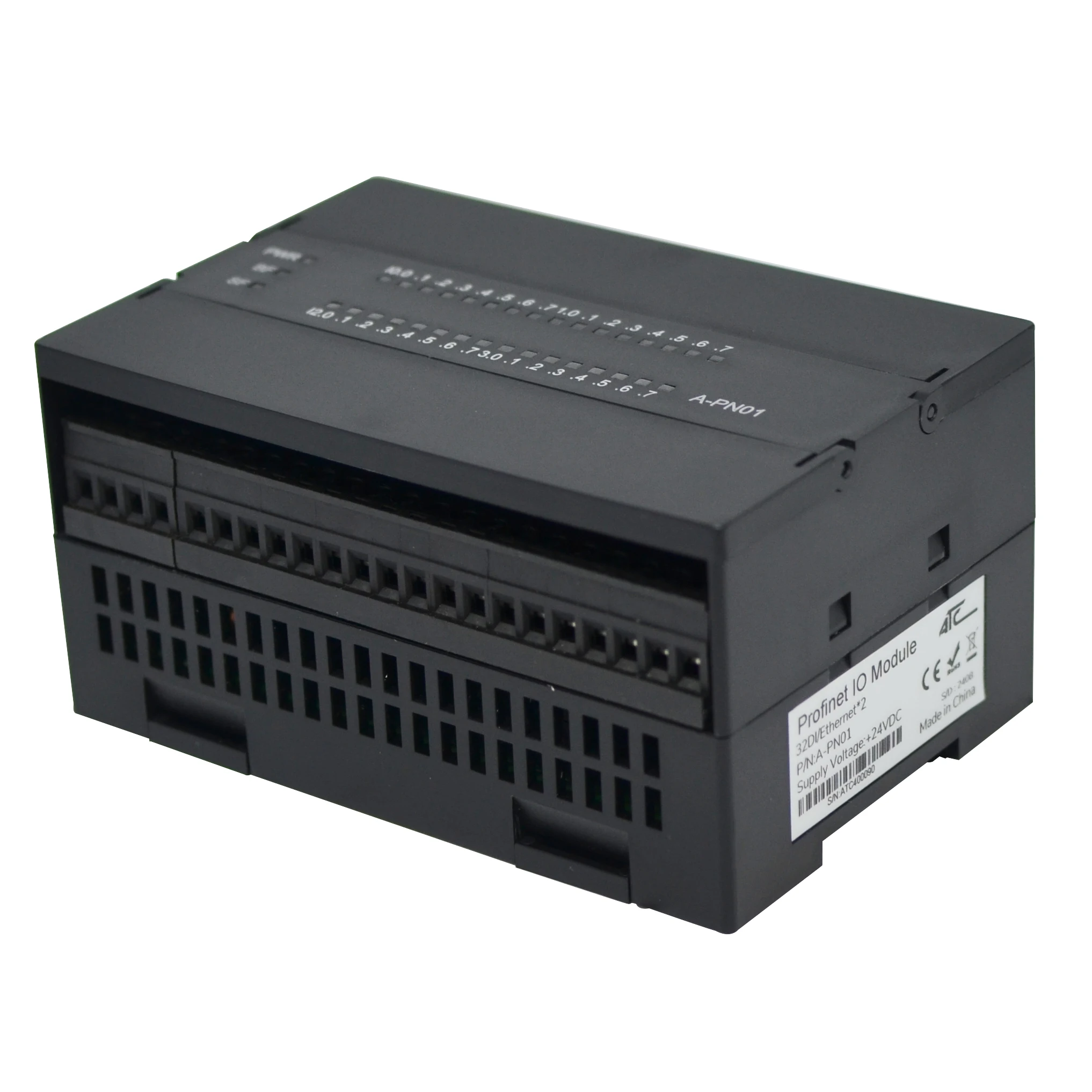 PROFINET Digital IO Module with 16DI 16DO PNP Support Communication on Expansion I/O with  PLC(A-PN00)