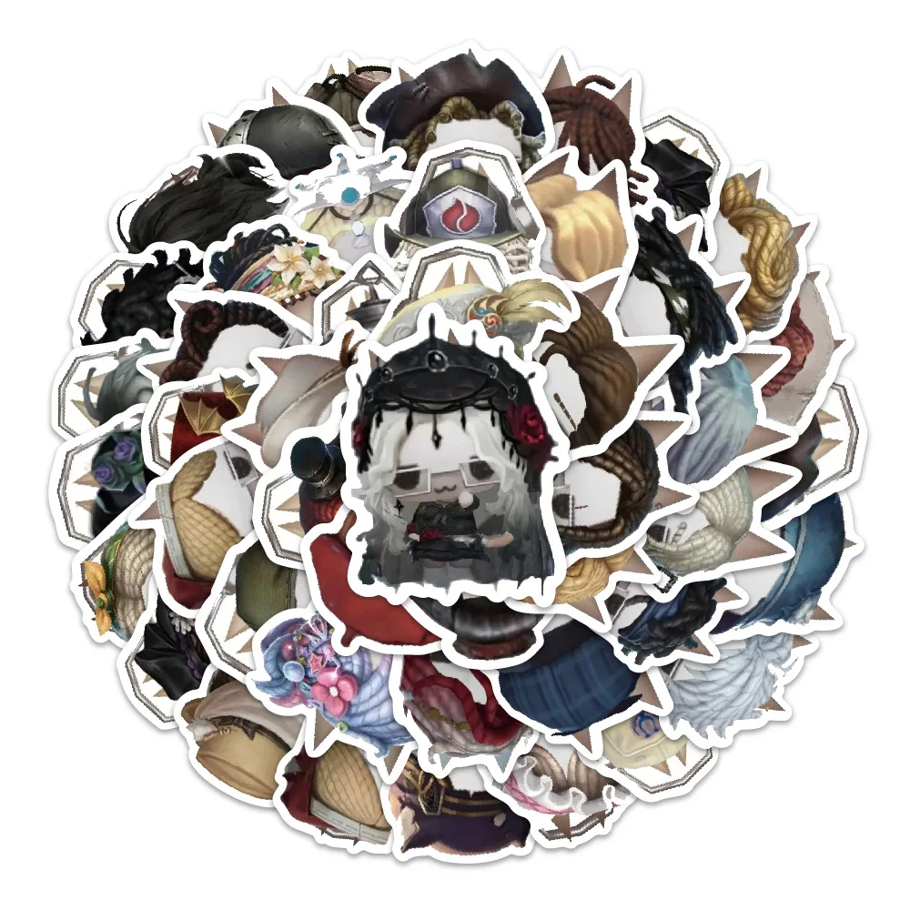 10/60PCS Inoue toro 귀여운 스티커 게임 정체성 V 스타일 크리 에이 티브 장식 전화 케이스 워터 컵 스크랩북 기타 데칼 어린이 장난감 선물