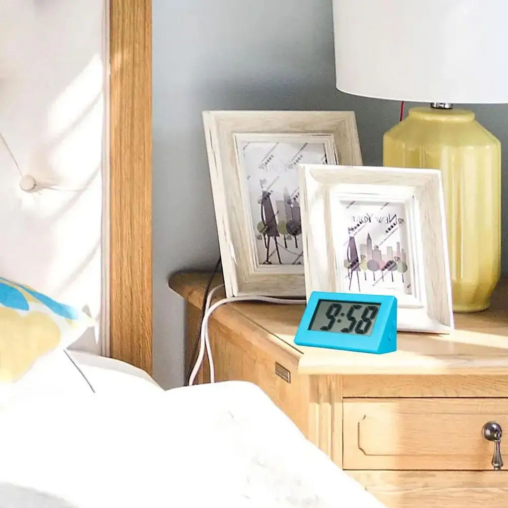 LED منبه رقمي على مدار الساعة الخلفية غفوة البيانات الوقت التقويم سطح المكتب متعددة الوظائف الخلفية الإلكترونية ساعة الطاولة