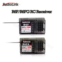 Radiolink RC Receiver R6FG 6 Channel 2.4G HV Servo RX with Gyro Long Range Control for RC Car Boat Transmitter RC4GS V2/RC6GS V2
