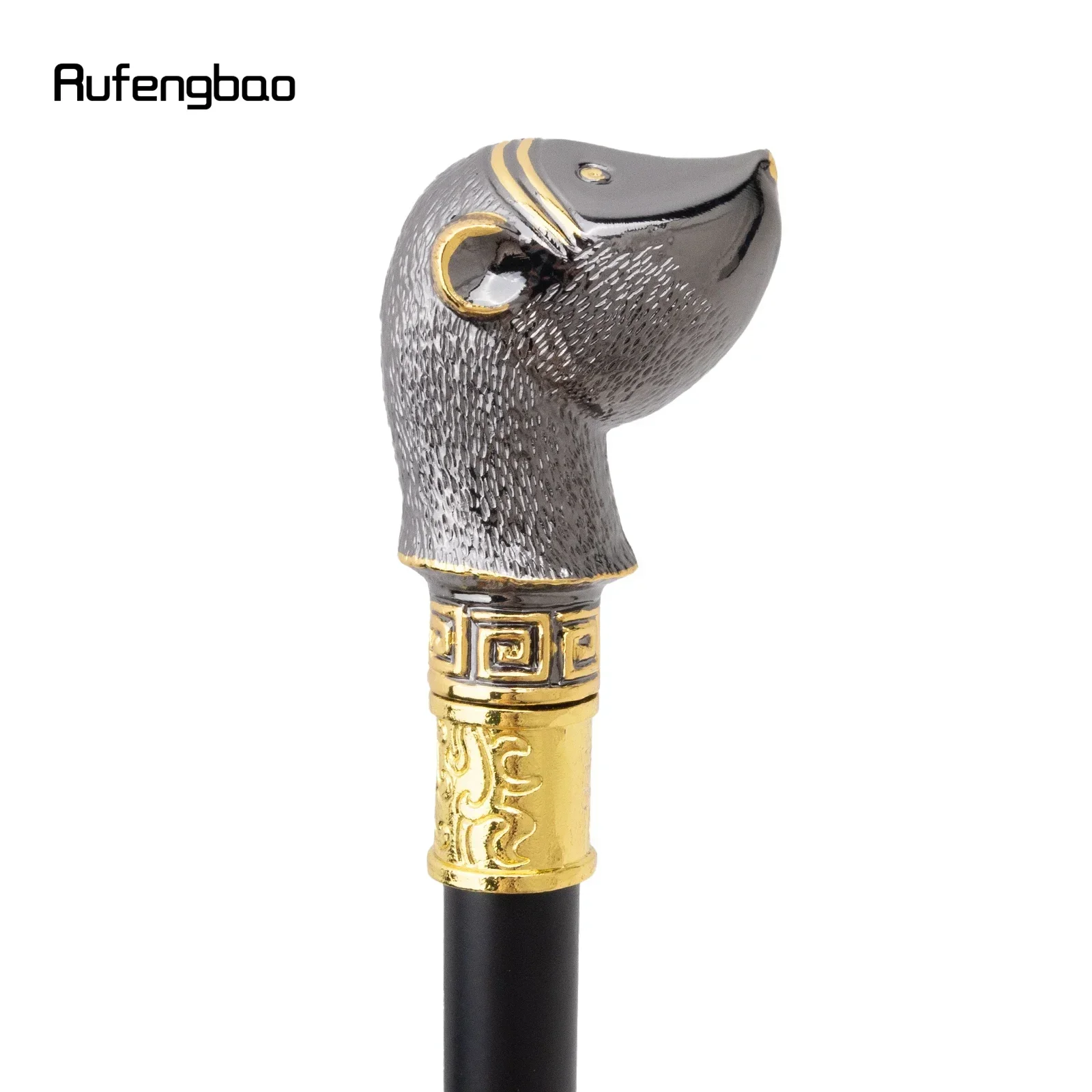 الذهبي الأسود الهامستر غينيا الحيوان موضة عصا للمشي ديكور Cospaly خمر حفلة عصرية عصا للمشي Crosier 92 سنتيمتر