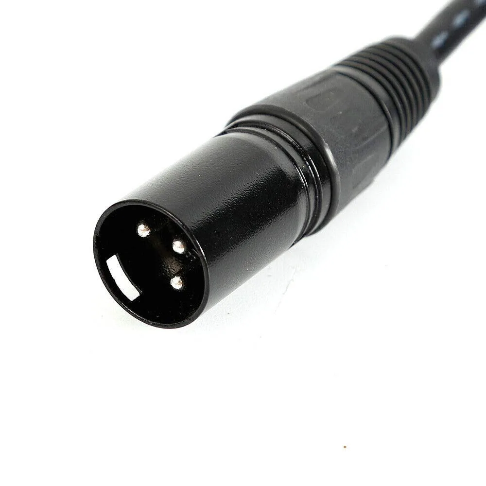 10 Stück DMX-Kabel, 2 m, professionelles DMX-Mikrofon-Signalkabel und Anschlusskabel für Bühnenlicht – Detail 2