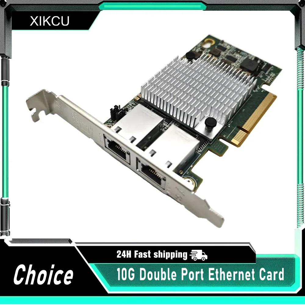 

Двухпортовая Ethernet-карта 10G X540-T2 PCIE-X8 X16, удлинительный адаптер Nework, поддержка Synology NAS и других устройств