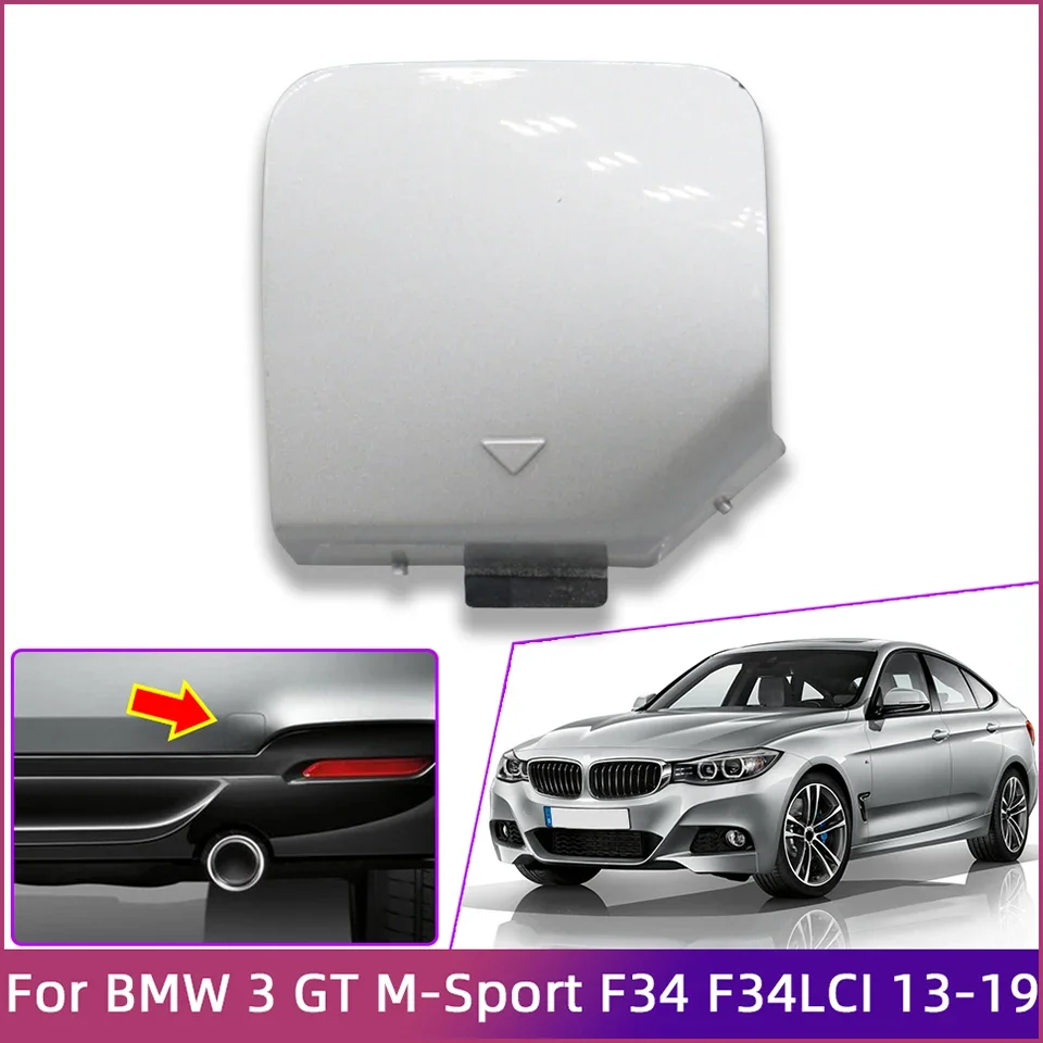 

Rear Bumper Towing Hook Lid Cover Cap Hauling Hook Shell For BMW 3 GT Gran Turismo M-Sport 2013-2019#51128061551 With Color