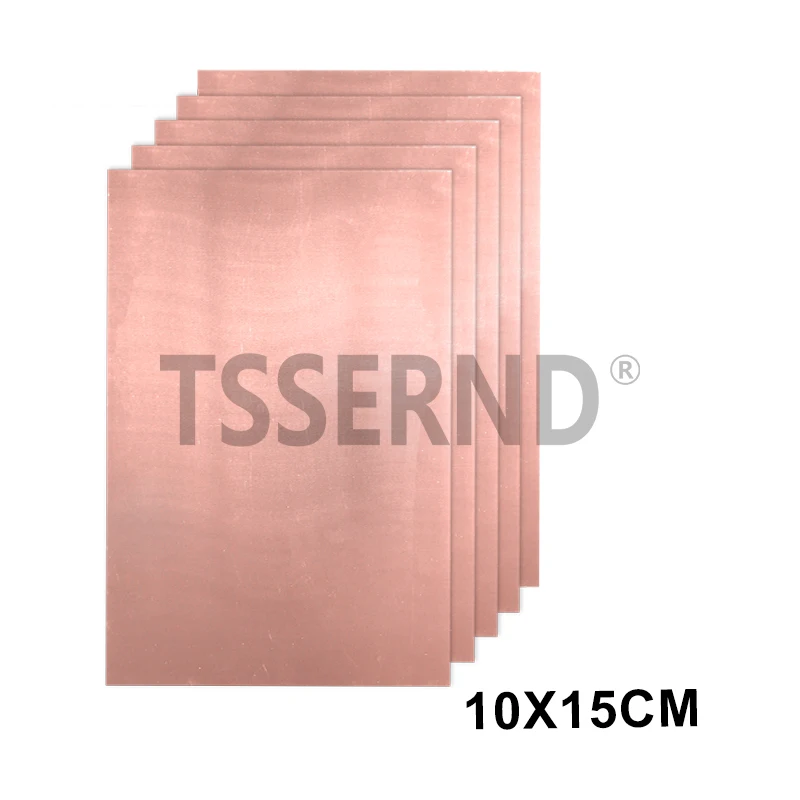 FR4 PCB 5x7cm 10x15cm Single Side Copper Clad Plate DIY PCB Kit Laminate Circuit Board for Arduino