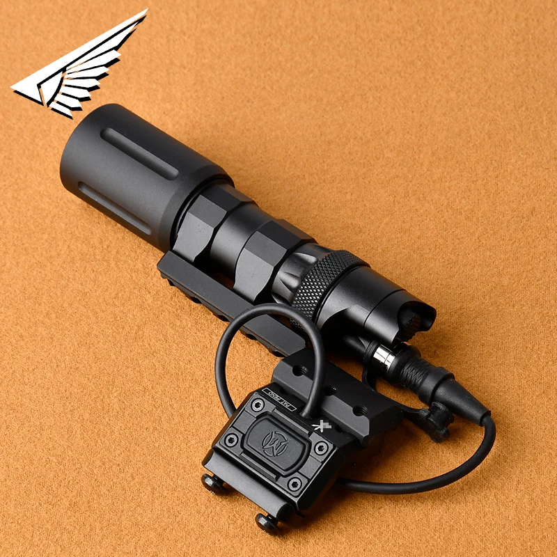 

Surefir MOD PLH V2 Tactical Flashlight 1300LM High Lumen With Pressure Remote Switch Spotlight UNT Hot Button Mount