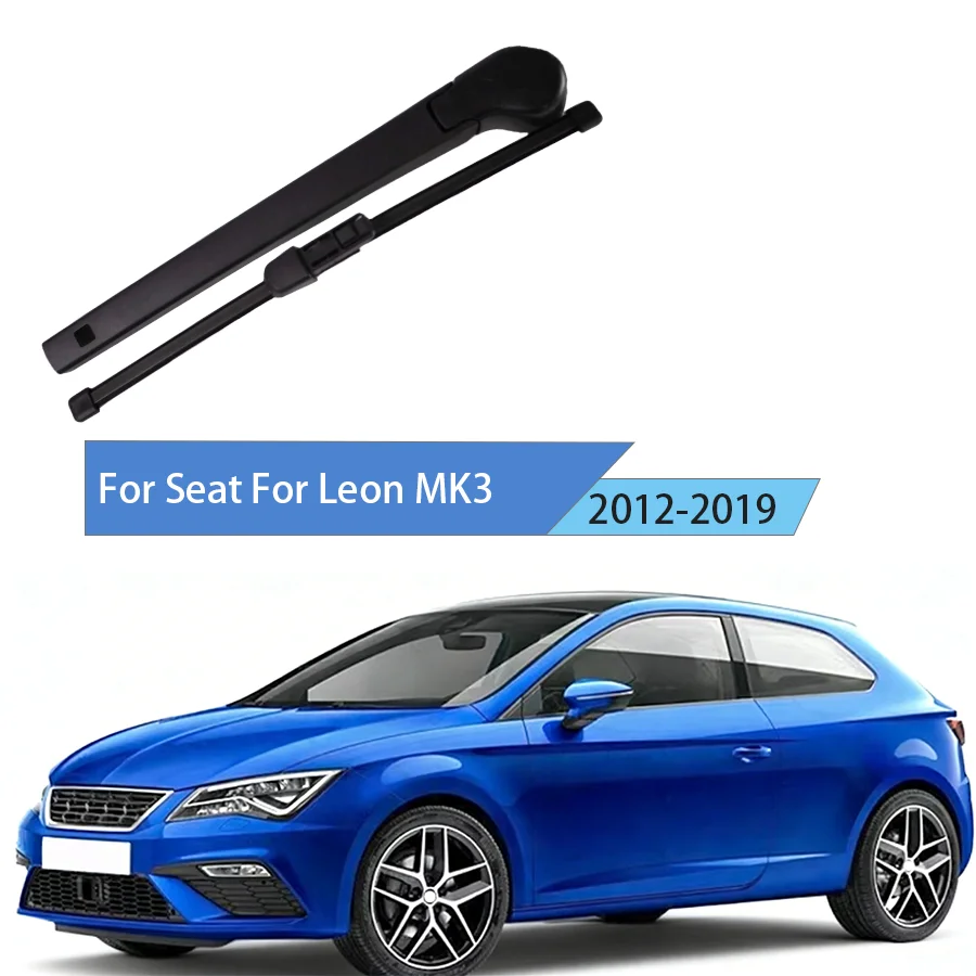 

Rear Window Windshield For Seat Leon MK3 2012-2015-2019 Rear Wiper Blade Arm Set