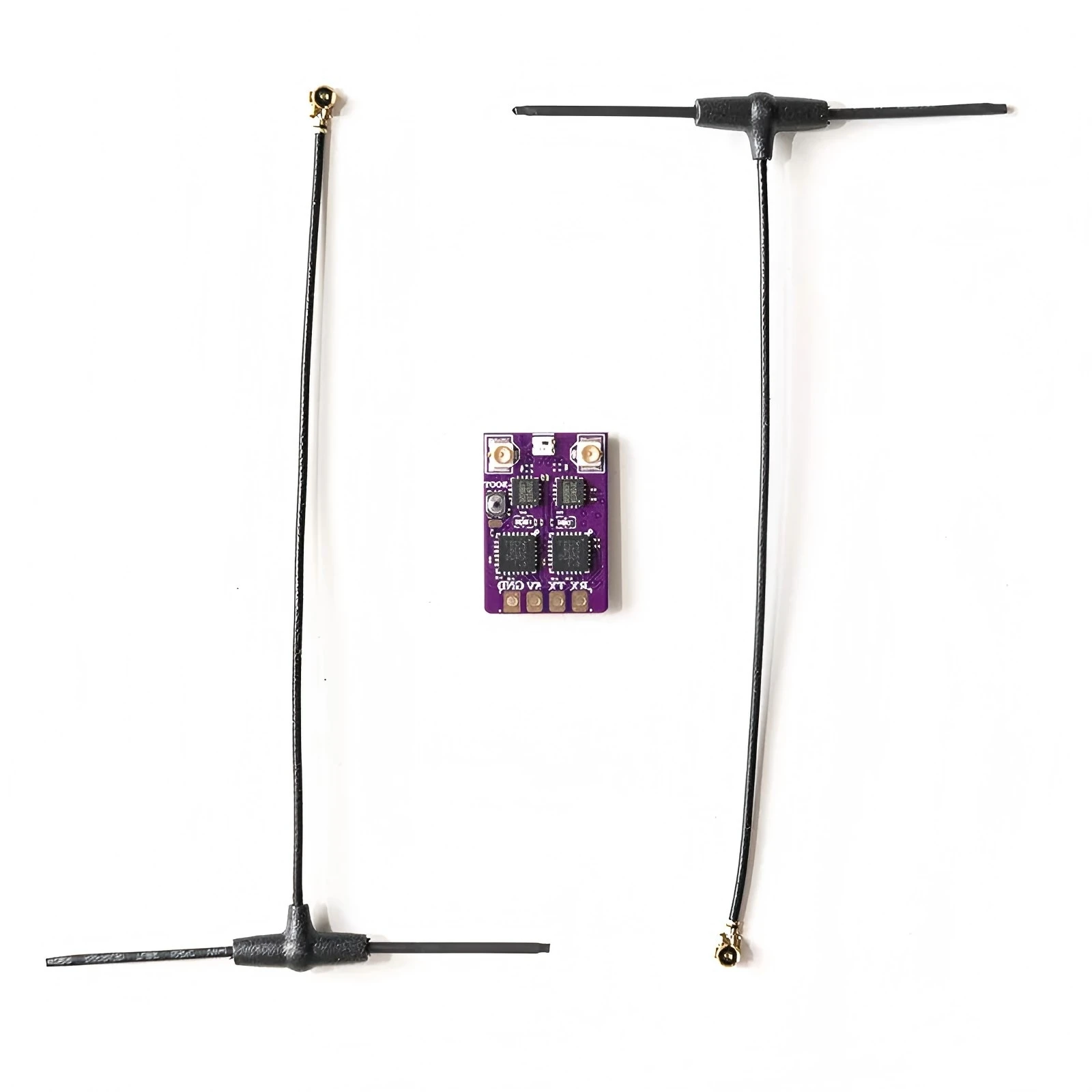 KEXIAO Lot De 2 Antennes ELRS T-Receiver – 2,4 GHz / 915 MHz – Longue Portée Pour FPV – Stable Et Léger