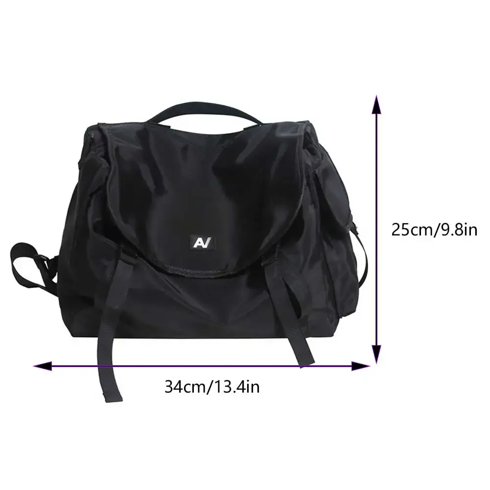 Causal Backpack for Women Men School Bags for Girls College Aesthetic Nylon Backpack Techwear Daypack Harajuku Rucksack Mochila