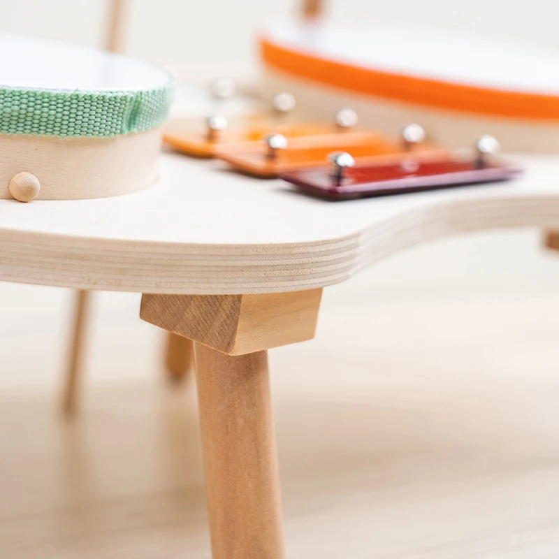 Creative Funny Baby Wooden Percussion Instruments Early Educational Toys Multi-functional Toys Kids Musical Instrument Gift