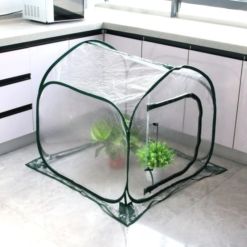 Foldable Transparent Pop Up Greenhouse with Storage Bag for Indoor and Outdoor Backyard Gardens Portable Large Space and Durable