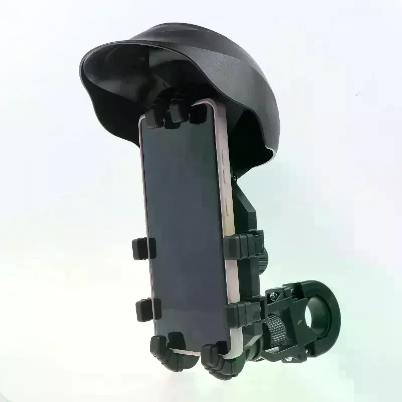 Eight Claw Universal Phone Mount Anti Shake With Sun Protection For Motorcycle Electric Bike Bicycle Outdoor Riding