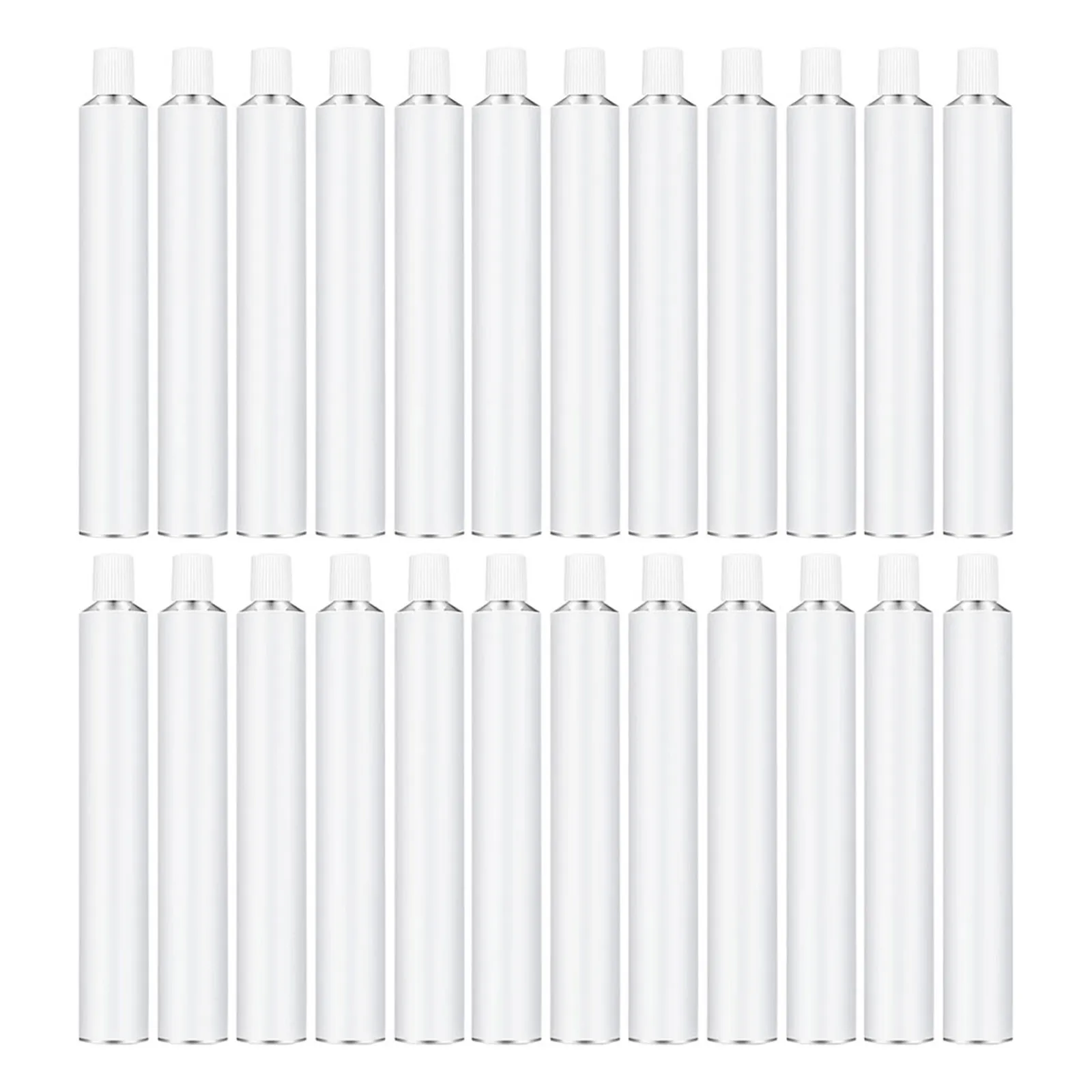 30Pcs Empty Aluminum Paint Tubes 20Ml Refillable Art Storage Containers for Watercolor Gouache Oil Acrylic Paint Tubes Artists