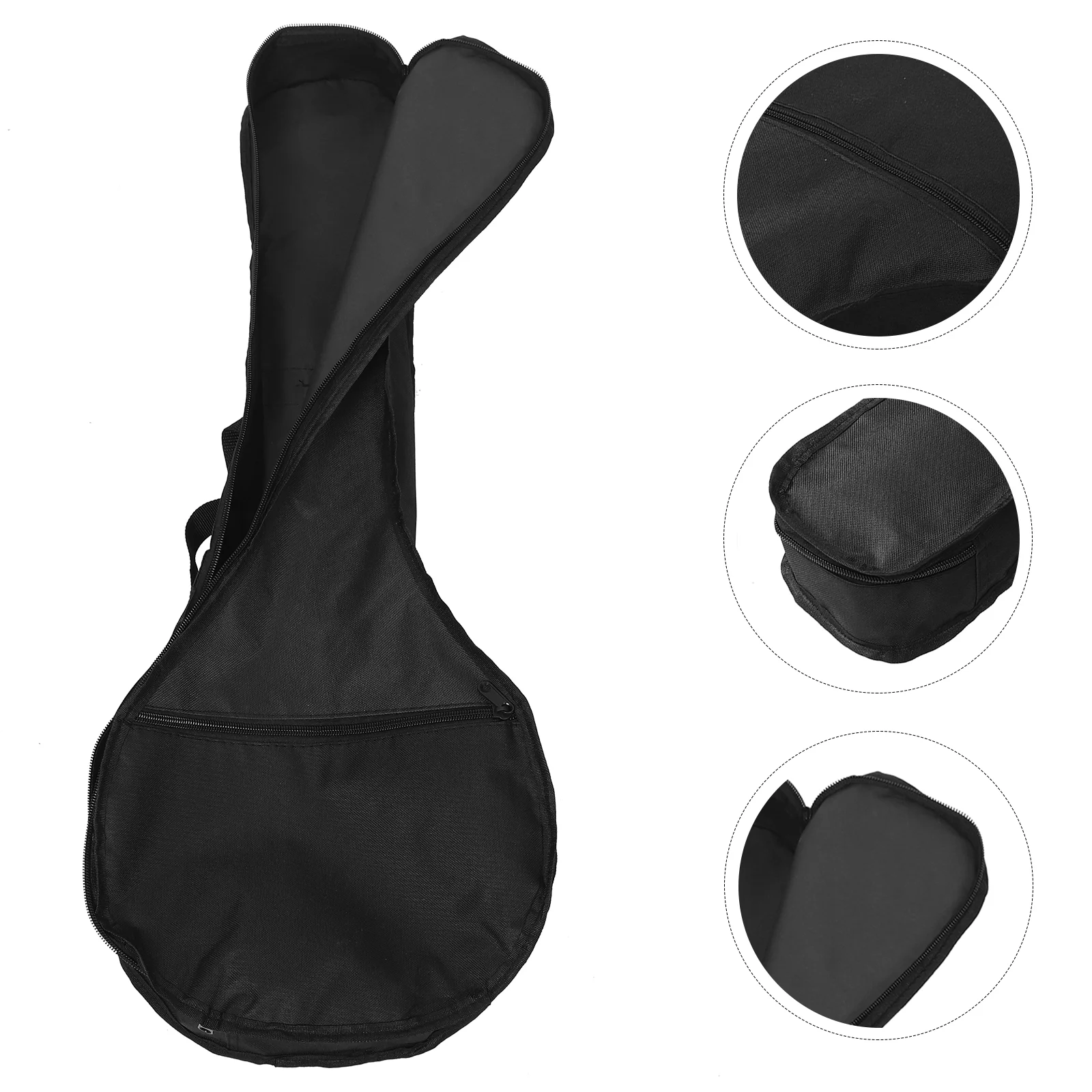 Clutch Mandolin Bag Carrier Guitar Holder Adjustable Backpack Black Musical Instrument Carrying Container Reliable