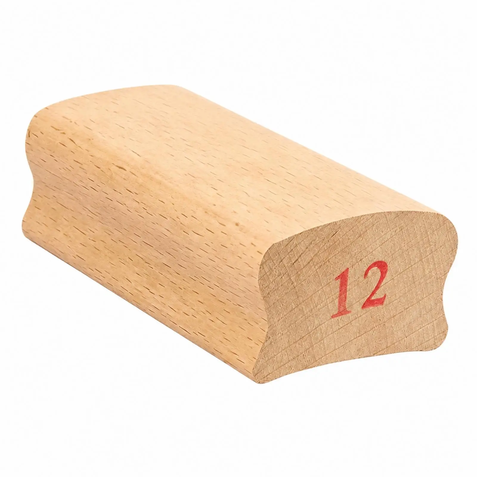 Ergonomic Wood Fret Polishing Block for Guitar Fret Leveling Sanding Tool with Contoured Body