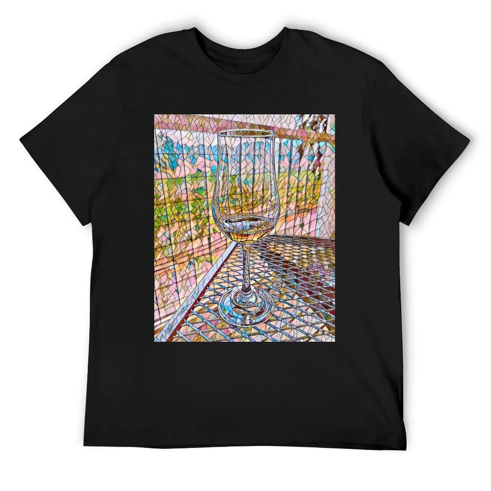 

Artistic Napa Valley Winery, Mosaic Style T-Shirt anime tshirt customs plus size clothes boys animal print mens t shirt graphic