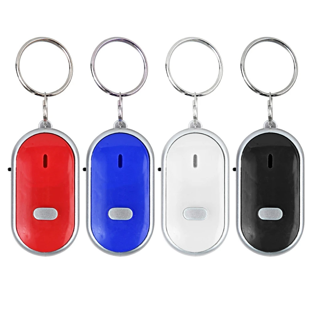 Voice Control Anti lost Device Whistle Key Finder Keychain Locator Tracer