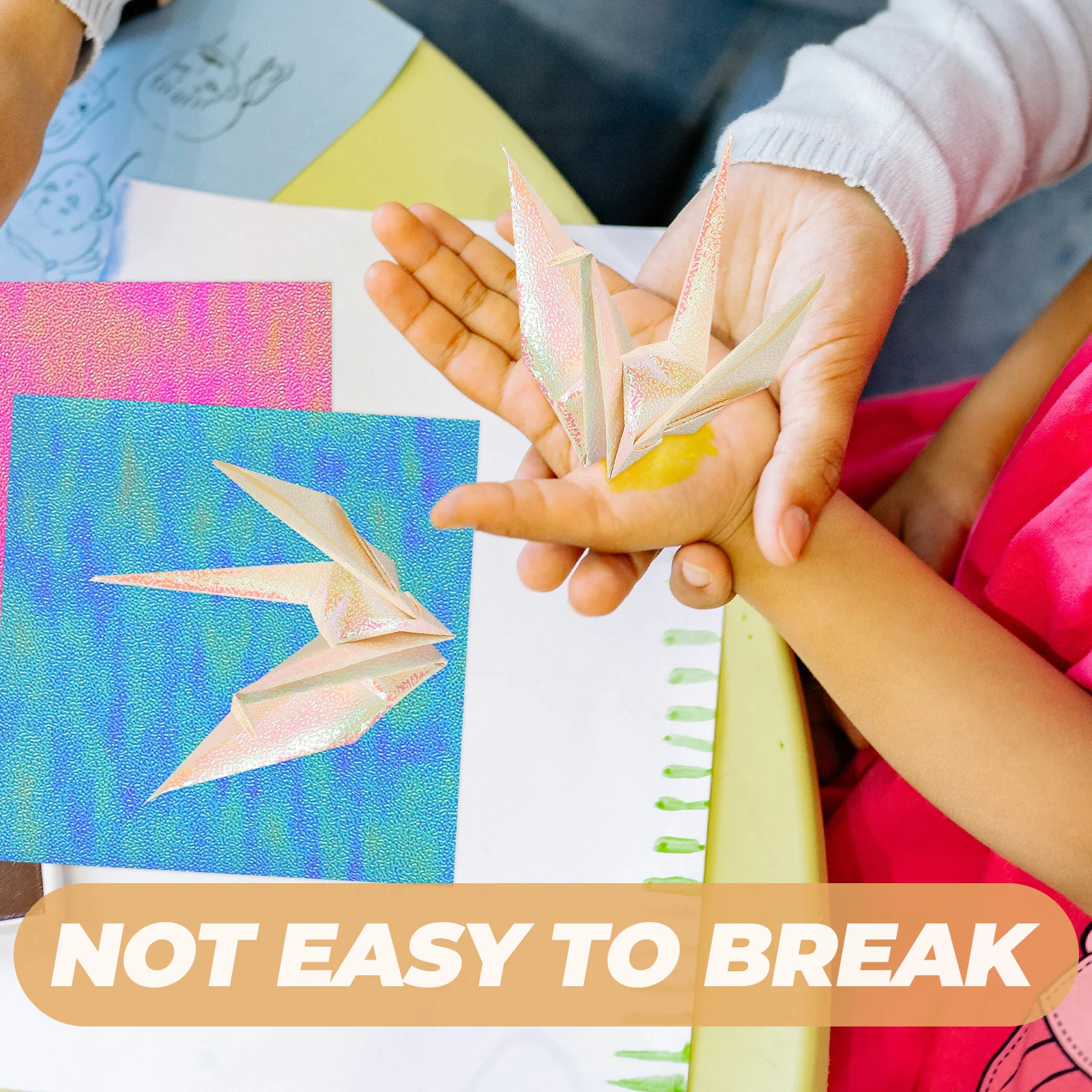 50 قطعة اوريغامي DIY بها بنفسك للطي الحرف اليدوية النشاط الملونة قطع الورق لوازم الفن الحرفية الزخرفية صنع الورق