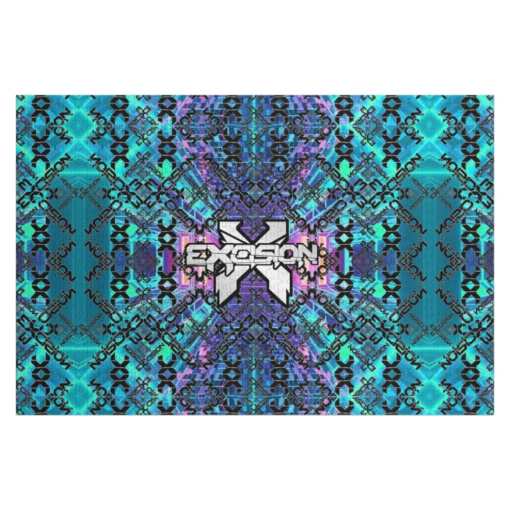 

Excision Bass Rave Music Festival Design for Mens Womens Unisex Jigsaw Puzzle Customized Photo Customs With Photo Puzzle