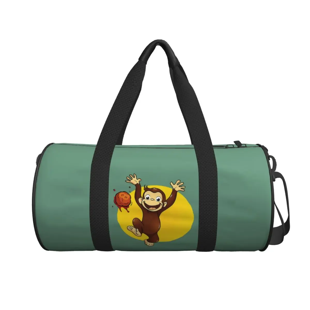 

Большая спортивная сумка Curious George Monkey Happynes, водонепроницаемая дорожная сумка Duffle, сумки для фитнеса