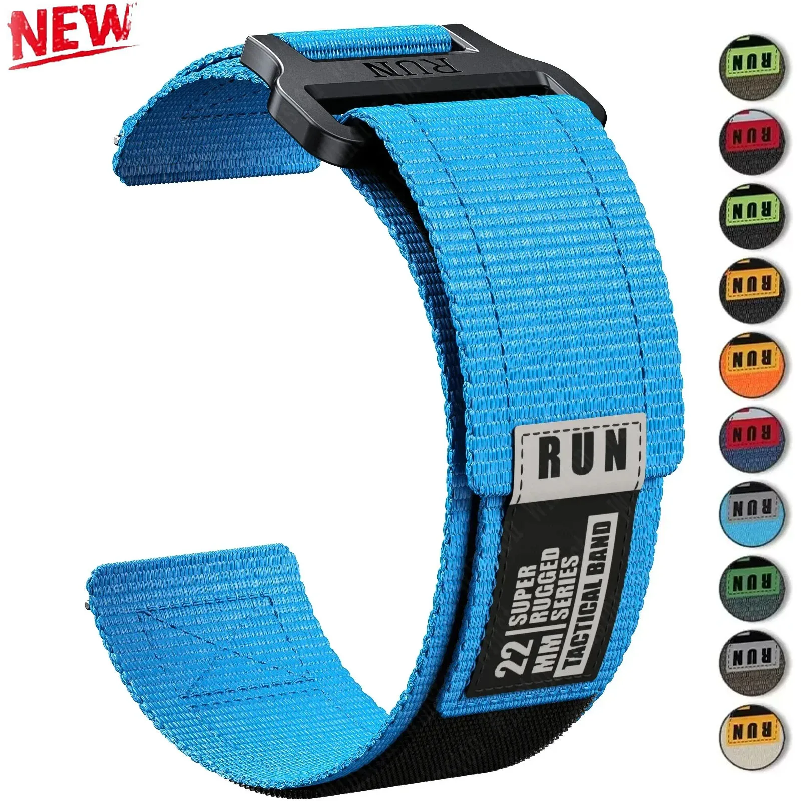 20 22 mm Garmin Easy Fit Nylonarmband für Forerunner 255/265/965 Armband für Active/Vivoactive 4 Armband Venu Universalband