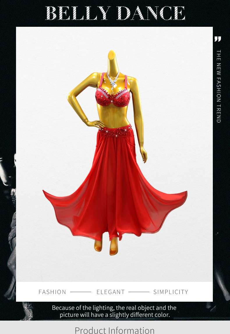 Orientalische Tanzkleidung Baladi-Kleid Bauchtanzkostüme Mädchen Bauchtanzkleidung 2026 Damen Übungskleidung Karneval Lektionsanzug – Detail 2