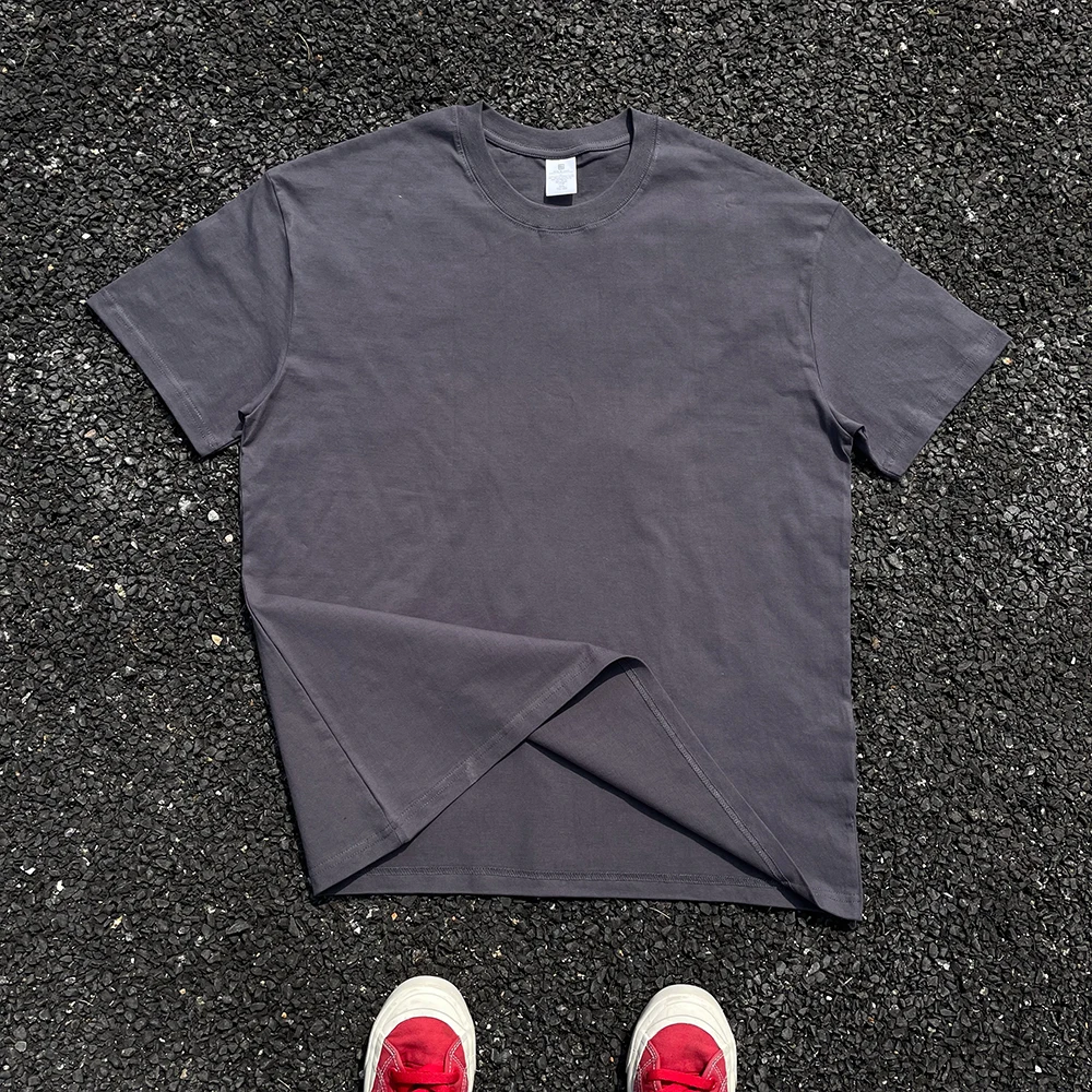 

Pure Color Breathable Loose oulder Version ort Sve T-irt for Students Comfortable Cotton Blend Casual Top