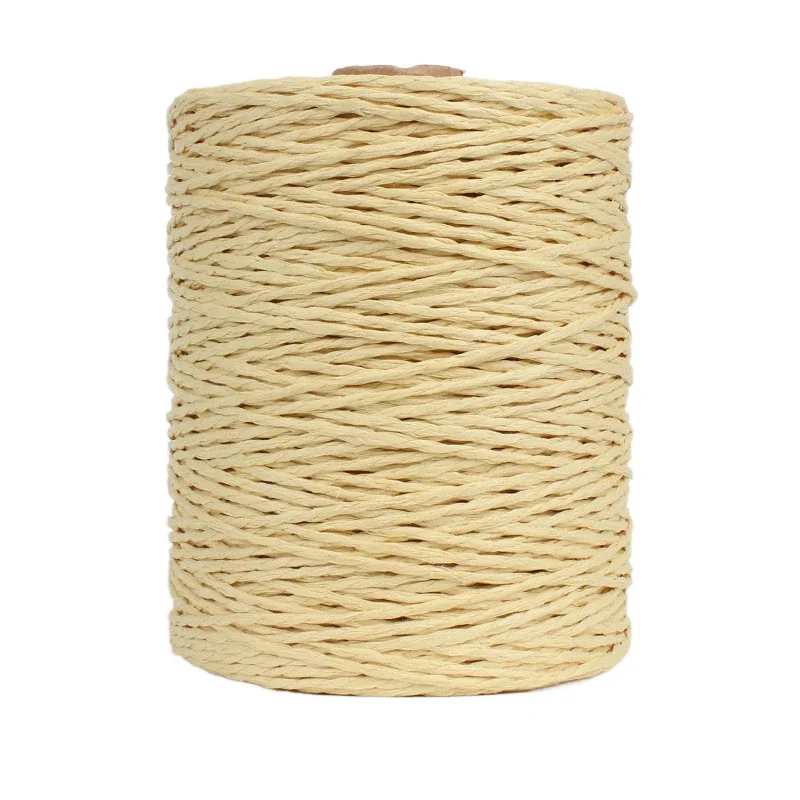 

Raffia Yarn for Knitting and Crocheting Hat, Handbags, Flower Gift Wrap, Packing Cords, DIY Handcrafts, 300Meter