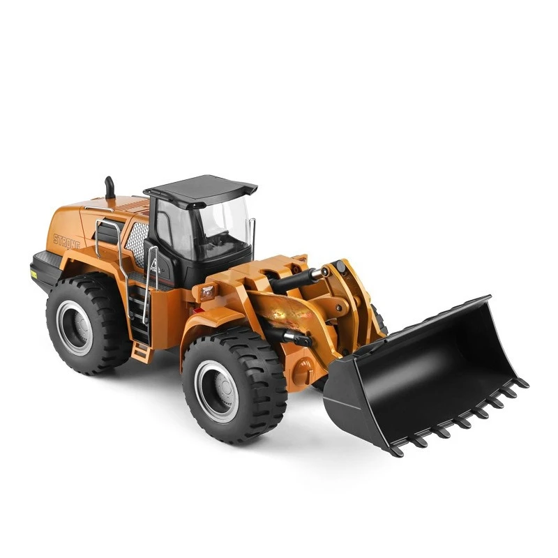 

14800 Bulldozer 1:14 Alloy Remote Control Excavator Child Loader Forklift