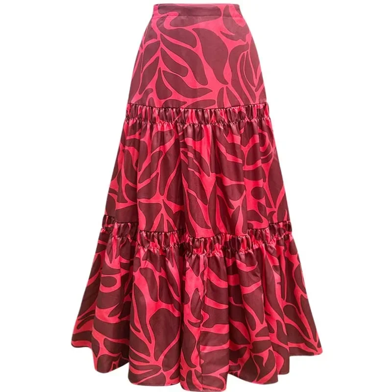 ملابس سباحة بيكيني برازيلية مع تنورة ضمادة 2025 ملابس سباحة مطبوعة بدلة استحمام صيفية للنساء مجموعة الصيف النسائية #6