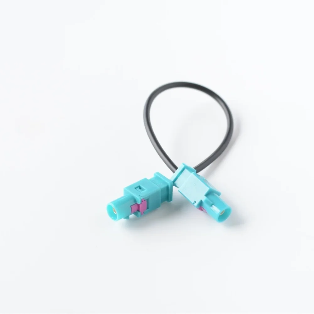 Female RF Connector Antenna Adapter Car Radio Installation ABS Material Female-to-Female Design Flexible Placement For SKODA