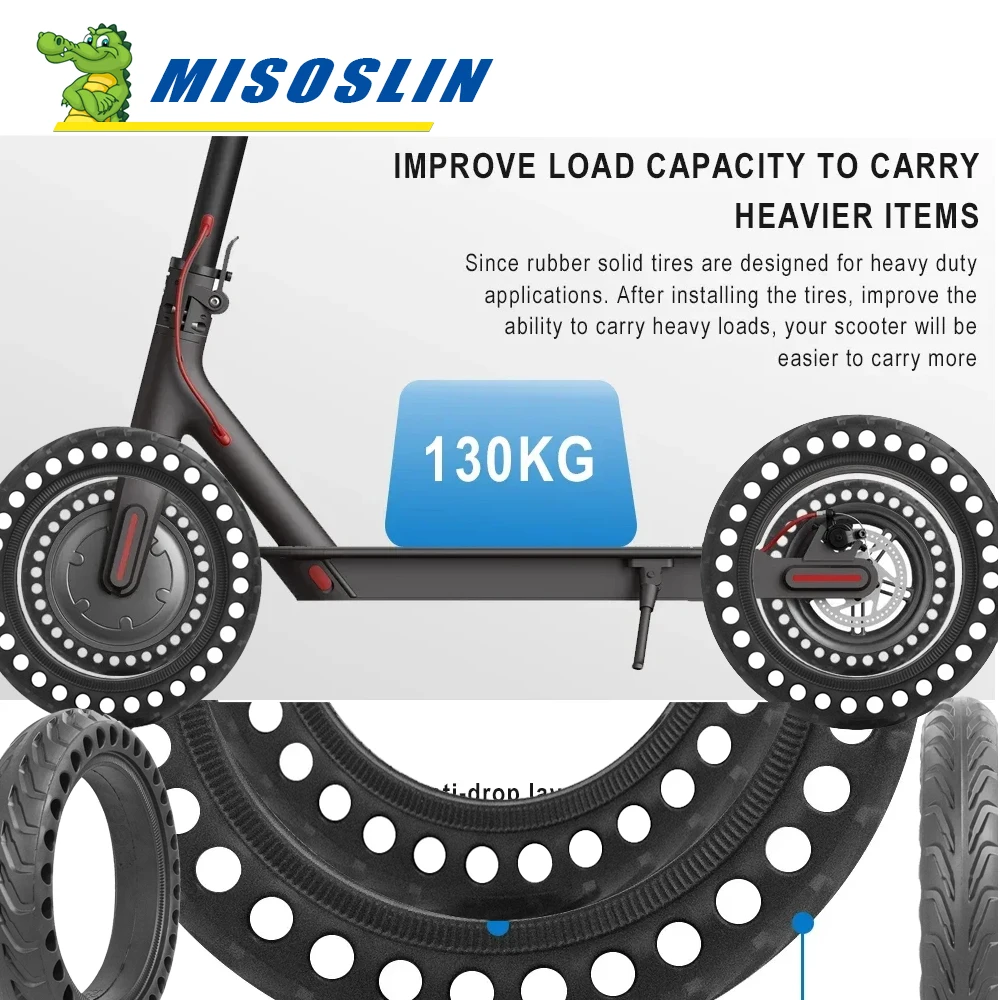 

For Xiaomi M365 Pro Electric Scooter 1S Pro 2 Scooter Solid Tire 8.5 inches Non-Pneumatic Tyre Damping Rubber With tools parts