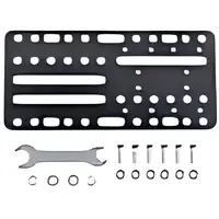 Placa de soporte de instalación universal para freno de mano USB y palanca de cambios de juegos de carreras, adecuada para G25/27/29/920/923 T500 (placa única)