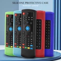 Silicone Protective Case Fit for MX3 Voice Flying Air Mouse 2.4G Double-Sided Remote Control RF Wireless Keyboard Remote Cover