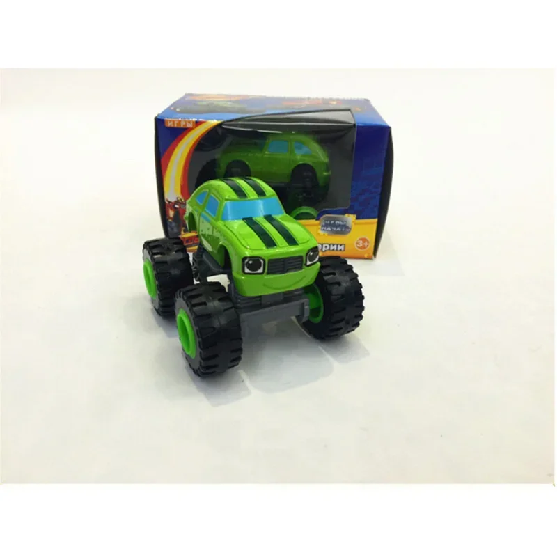 Classic Blaze Cars Model Inertia Diecast Vehicles Racing Figure Blaze Toys for Children Monsters Truck Machines Car Toy Kids