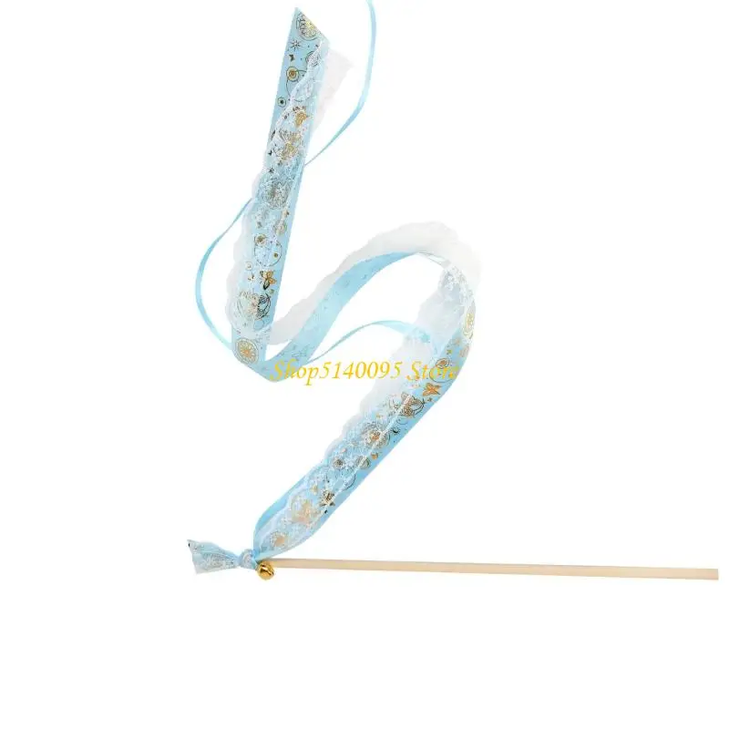 

DXAE Ribbon Wands Wedding Streamers with Bells, Silk Fairys Wands Party