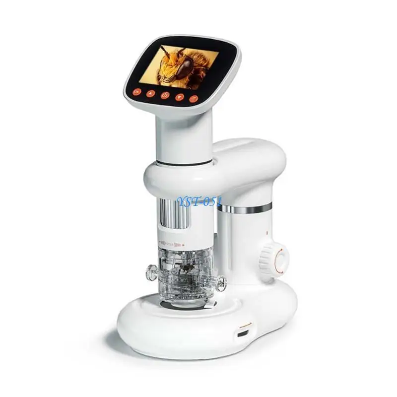 E15A مجهر رقمي محمول بشاشة LCD 2 بوصة تكبير 50X-1000X للهاتف