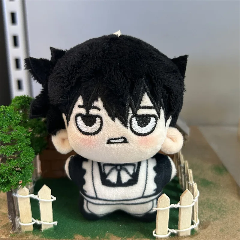 Mini llavero de muñeco de peluche de Anime, colgante de bolsa de hoyuelos pequeños, Mob Psycho 100, adornos periféricos, juguete de peluche Kawaii, regalo de cumpleaños