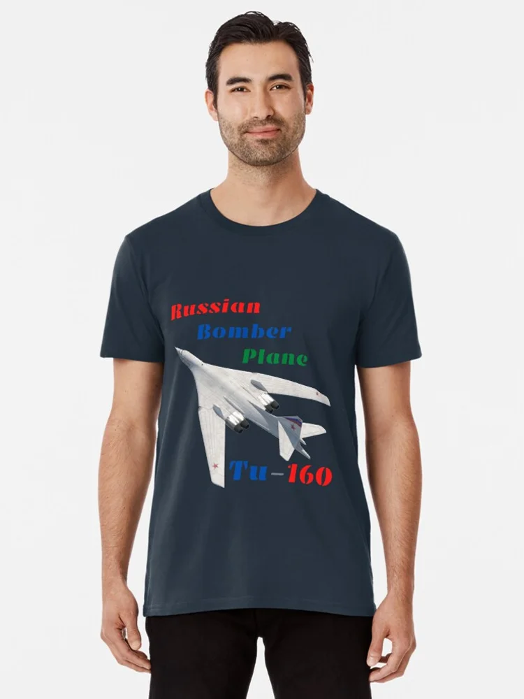 Soviet Russian Tu-160 White Swan Strategic Bomber T Shirt. New 100% Cotton Short Sleeve O-Neck Casual Mens T-shirt Size S-3XL