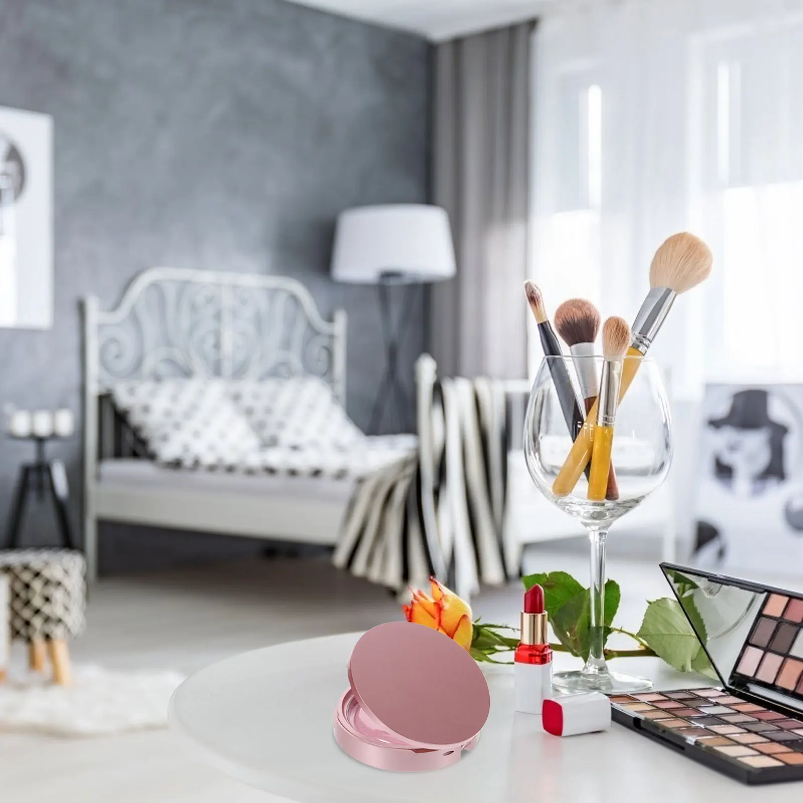 6Sets False Eyelash Storage Case Smooth Closing Lid Eyelash Box Set Portable Size for Travel Daily Makeup Routine Empty Lash