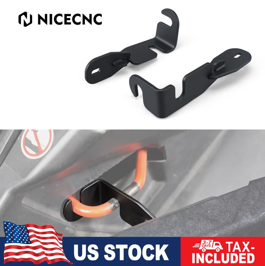 2Pcs For Can-am X3 Door Latches UTV 3 Inch Upgrade Cool Door Latches Set For Can Am Maverick X3 Max/900 4x4 Turbo DPS Q235 Steel