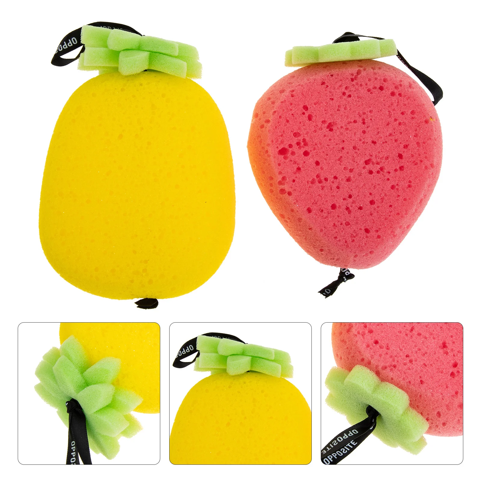 

5pcs Sponge For Baby Portable Lightweight Bathing Tool Wear-Resistant Shower Scrubber Household Body Cleaning Supply