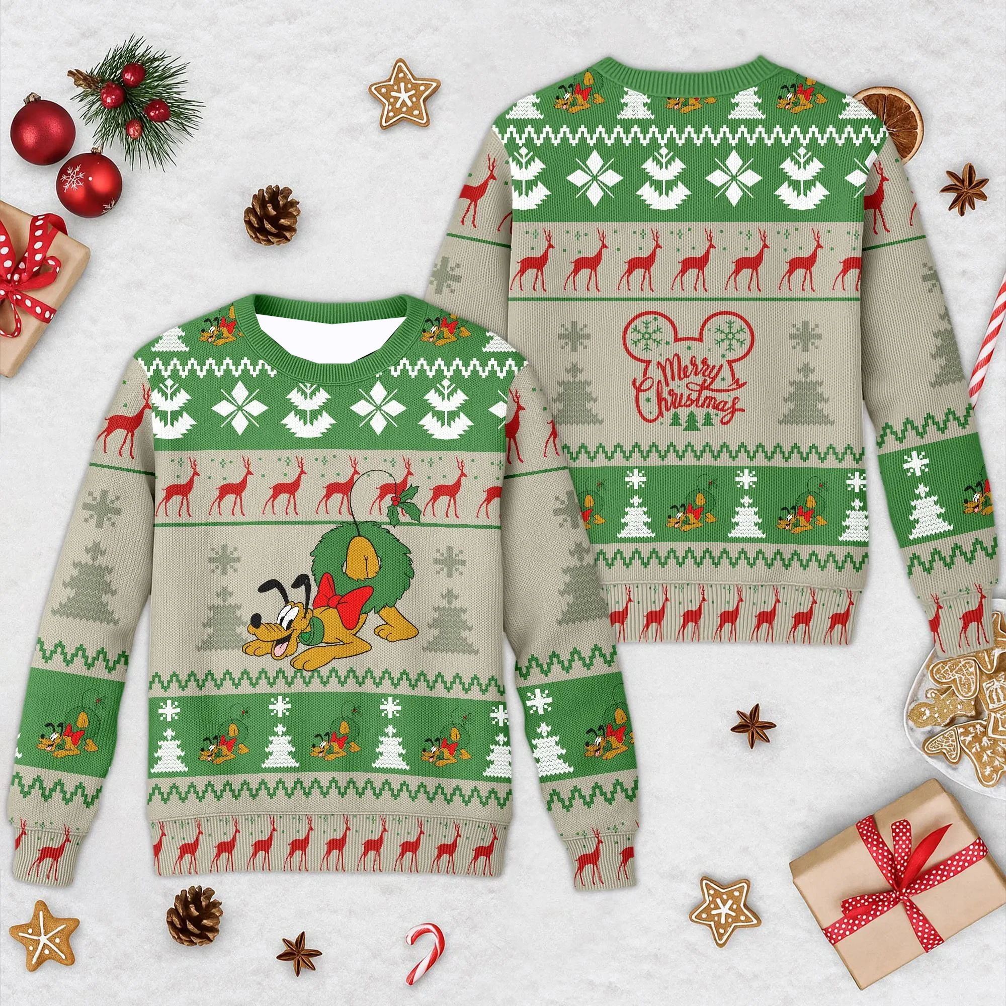 

Новая коллекция осень/зима 2022, свитер Disney Goofy Ugly для детей/взрослых, 3d свитер, топы, рождественский свитер, аниме, рождественские подарки