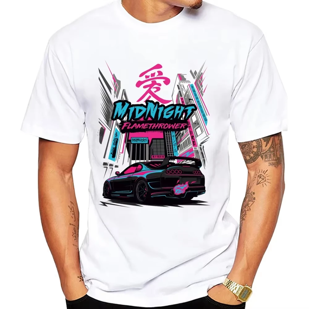 

Hip-hop Japanese Style Short-sleeved Printed T-shirt Citizen R EG EK Car Classic T-shirt Men's And Women's Casual White T-shirt