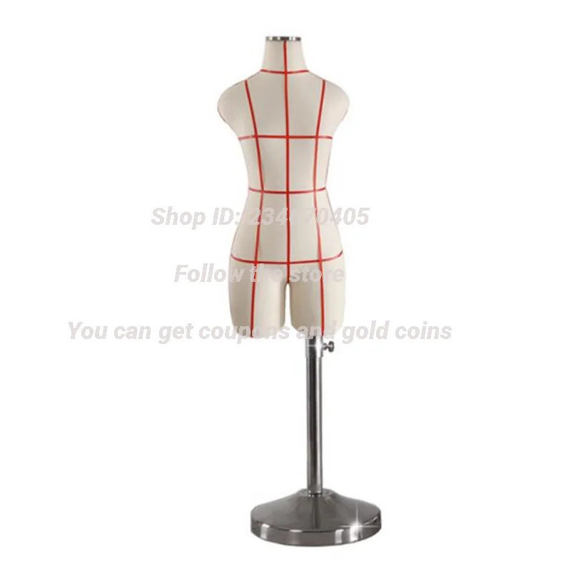 2024 Female Mannequin Body Sewing for Clothes Model Busto Dresses with Trouser Legs Bust Can Pin 2Style E015