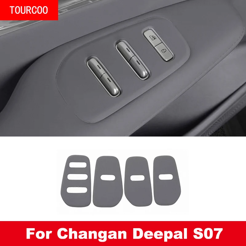 

For Changan Deepal S07 2026 Car Door Lift Window Panel Silicone Pad Interior Supplies Automobiles Interior Accessories