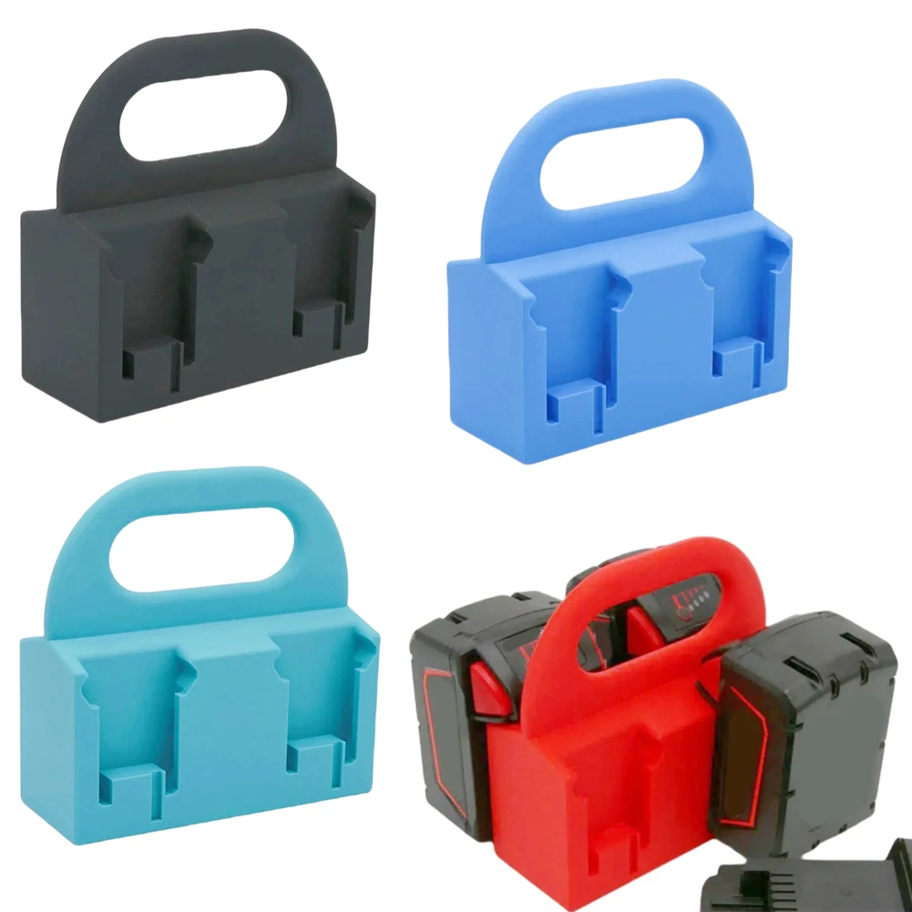 

1Pc Battery Holder Adapter Battery Storage Rack For 14V/18V Battery For 48-11-1862 48-11-1880 Power Tools Accessories