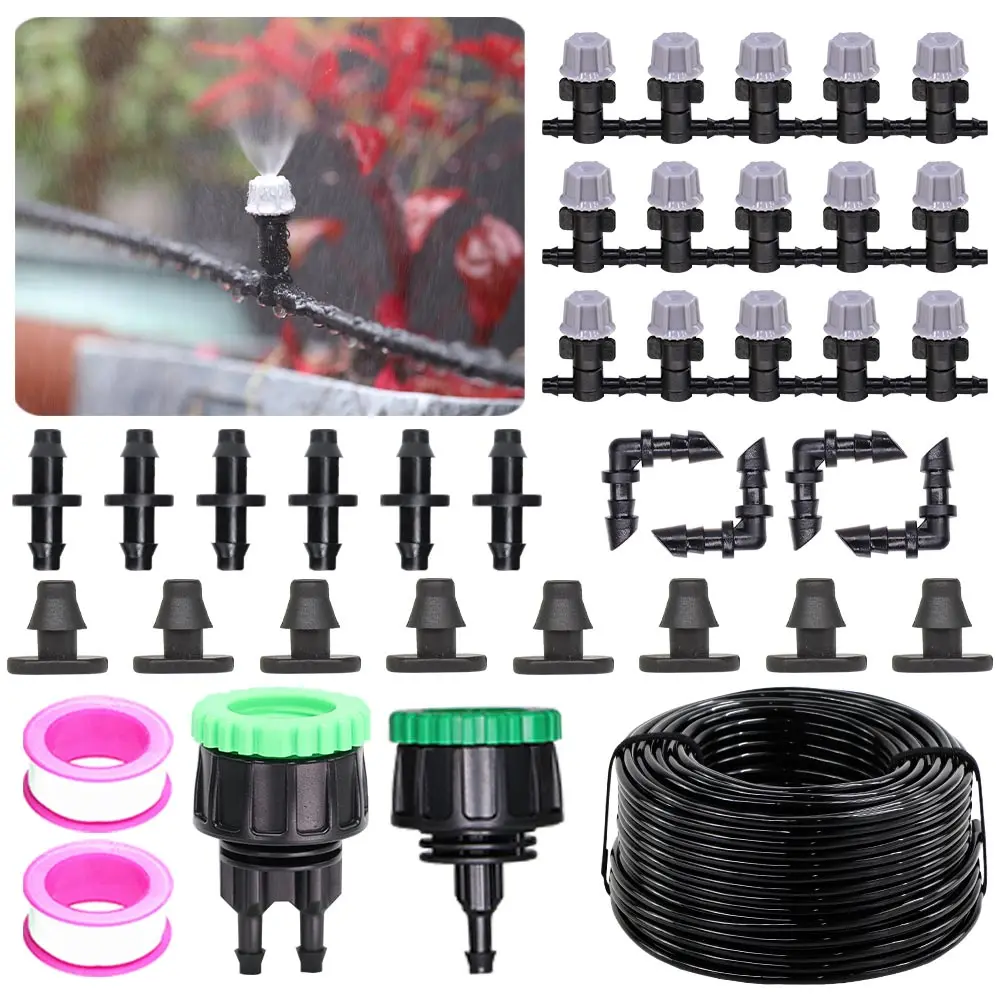 

Ultimate Outdoor Garden Watering Kit 7-10L/H Misting Nozzles with Adjustable Spray Patterns, Ensuring Optimal Water Distribution