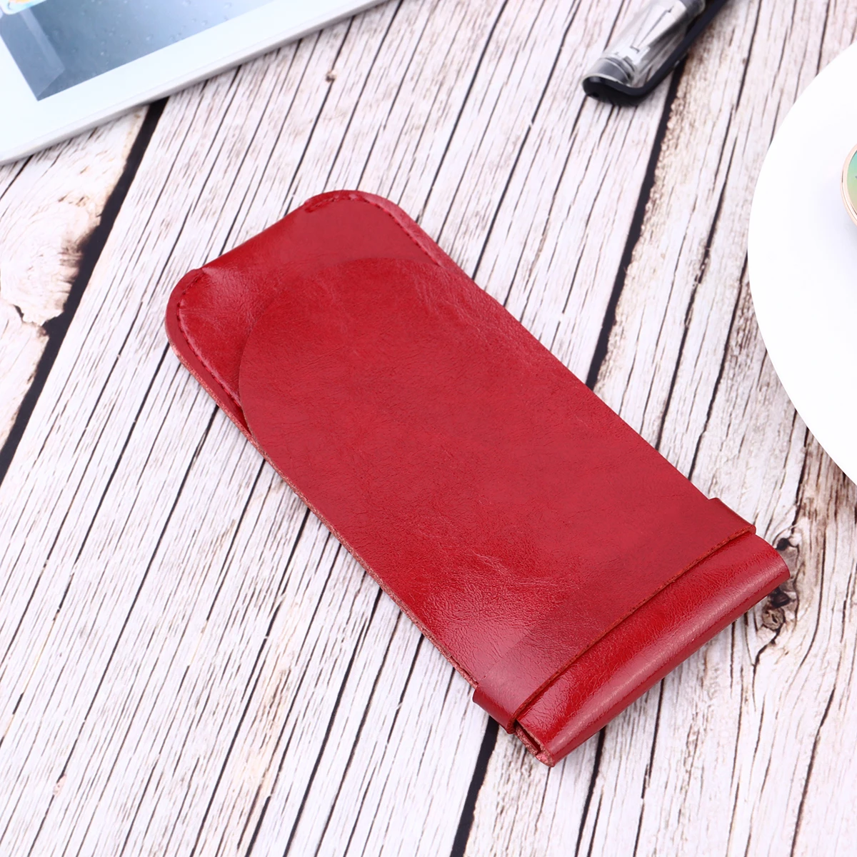 1pc ペンケースヴィンテージスタイルペンポーチ収納袋オフィス学校家庭用ペンオーガナイザー保護スリーブ文具