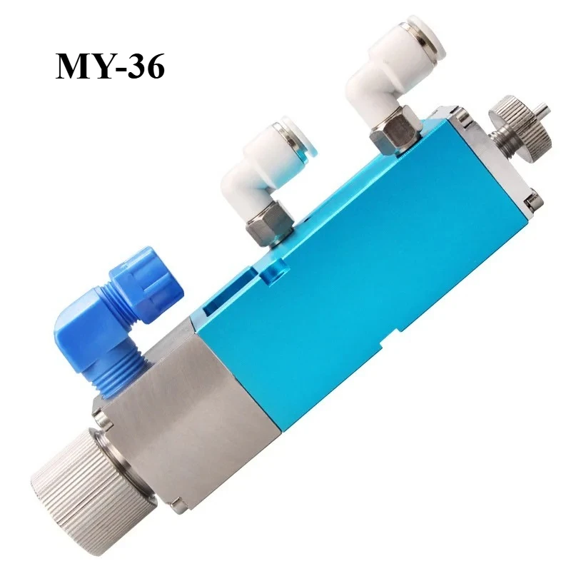 My36 high flow suction dispensing valve stainless steel aluminum alloy precision single liquid gas